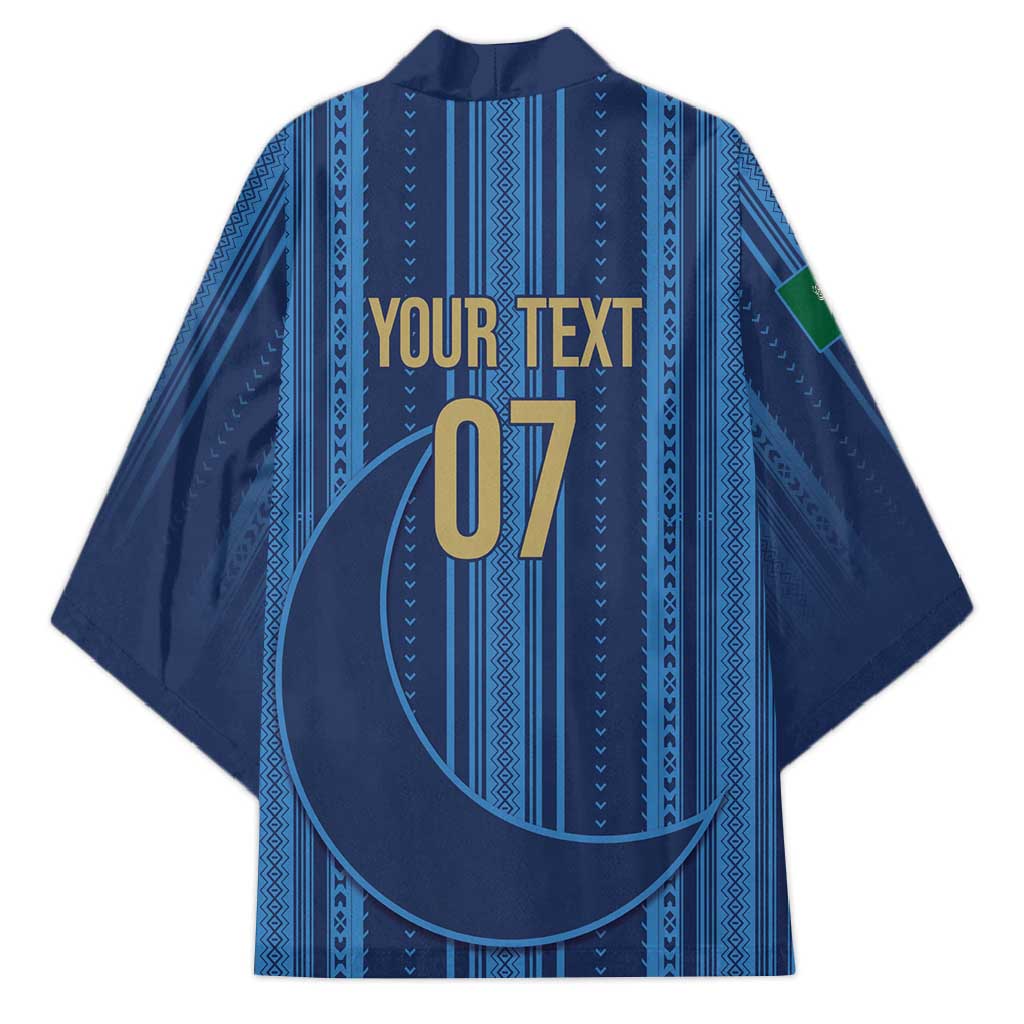 Saudi Football Al Zaeem Custom Kimono Crescent Moon - Wonder Print Shop