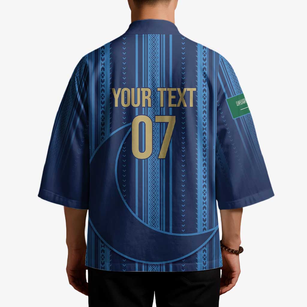Saudi Football Al Zaeem Custom Kimono Crescent Moon - Wonder Print Shop