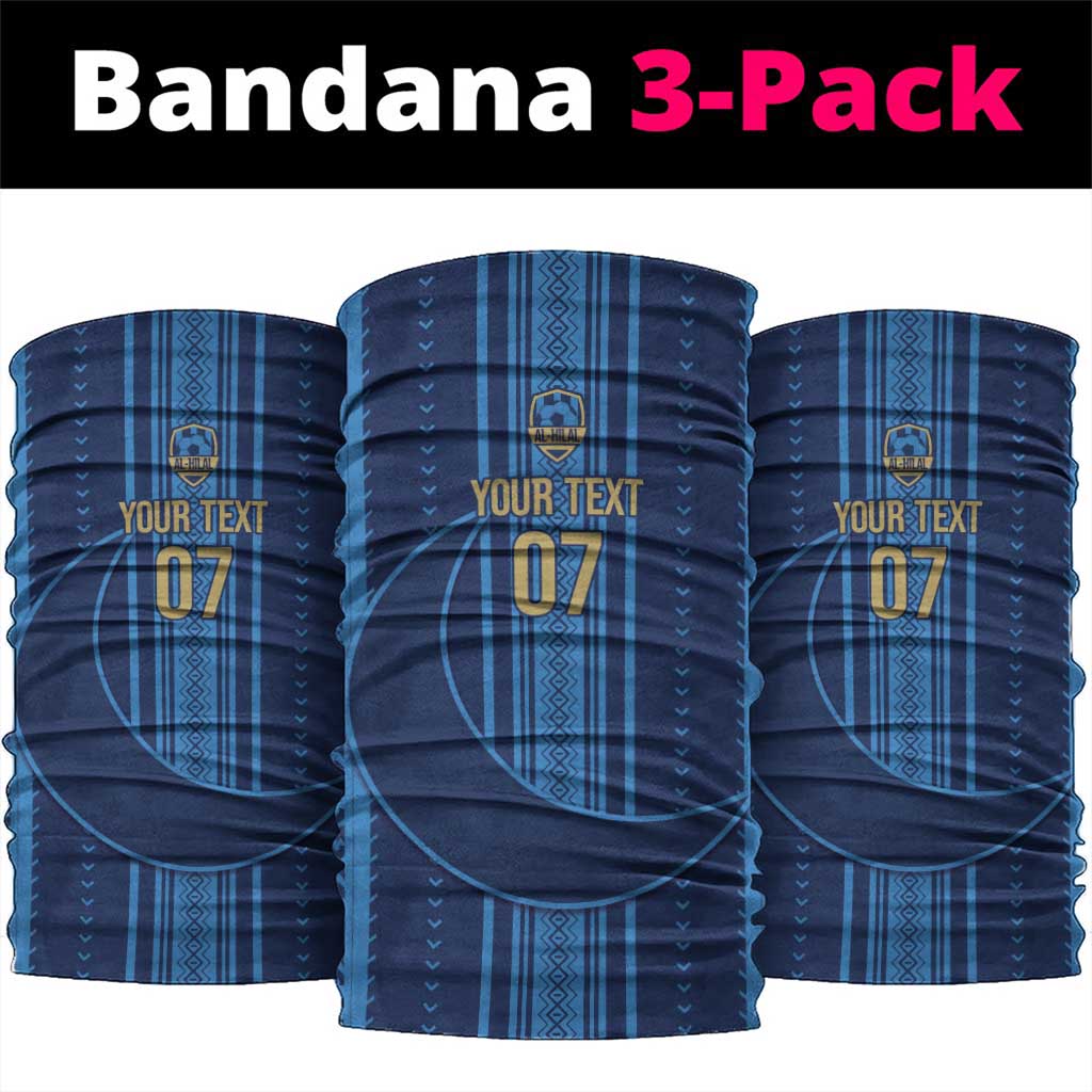 Saudi Football Al Zaeem Custom Neck Gaiter Crescent Moon - Wonder Print Shop