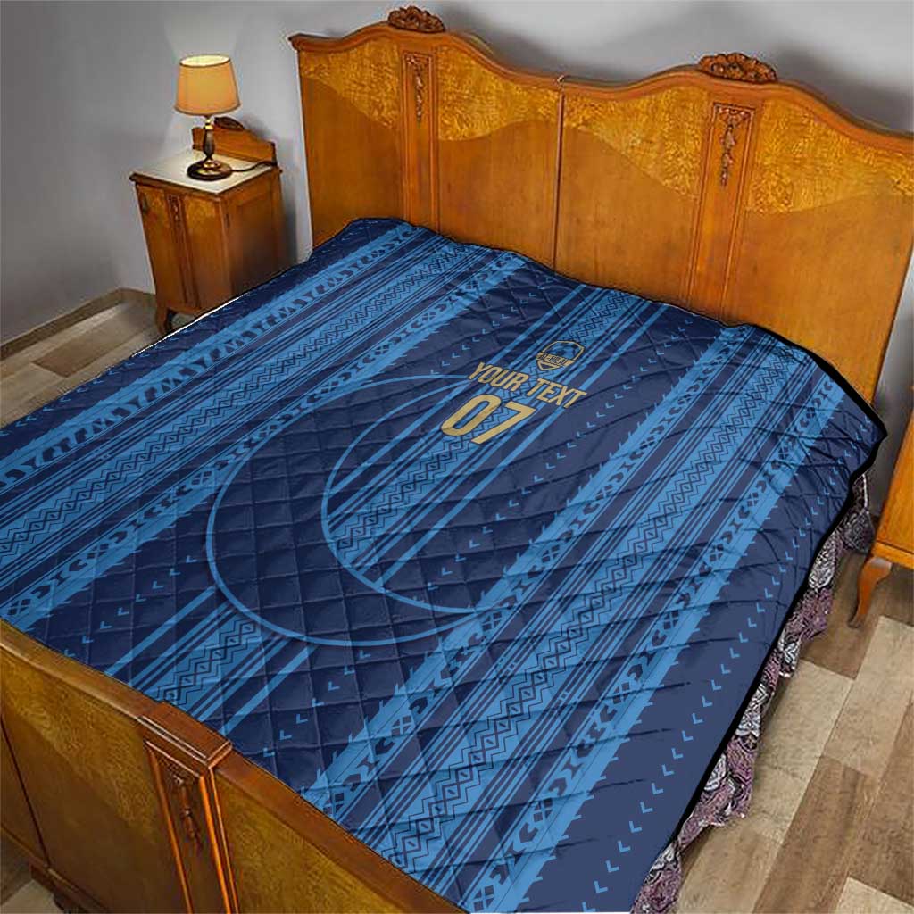 Saudi Football Al Zaeem Custom Quilt Crescent Moon - Wonder Print Shop