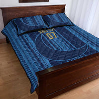 Saudi Football Al Zaeem Custom Quilt Bed Set Crescent Moon - Wonder Print Shop