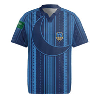 Saudi Football Al Zaeem Custom Rugby Jersey Crescent Moon - Wonder Print Shop