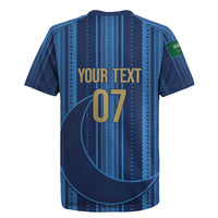 Saudi Football Al Zaeem Custom Rugby Jersey Crescent Moon - Wonder Print Shop