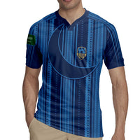 Saudi Football Al Zaeem Custom Rugby Jersey Crescent Moon - Wonder Print Shop