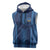 Saudi Football Al Zaeem Custom Sleeveless Hoodie Crescent Moon - Wonder Print Shop