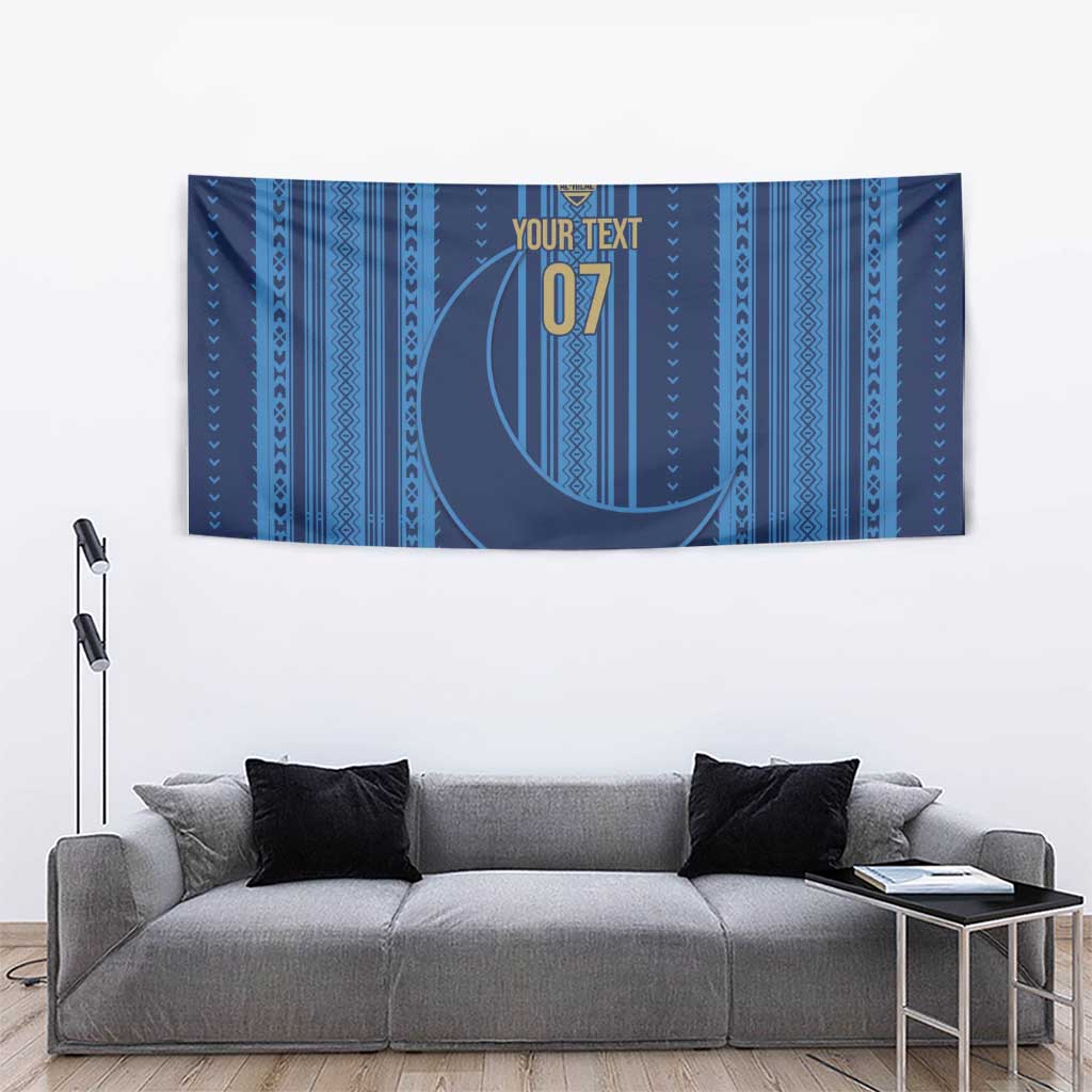 Saudi Football Al Zaeem Custom Tapestry Crescent Moon - Wonder Print Shop