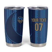 Saudi Football Al Zaeem Custom Tumbler Cup Crescent Moon - Wonder Print Shop