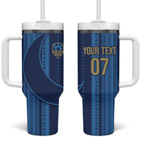 Saudi Football Al Zaeem Custom Tumbler With Handle Crescent Moon - Wonder Print Shop