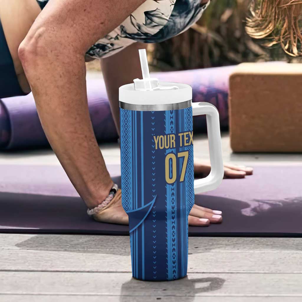 Saudi Football Al Zaeem Custom Tumbler With Handle Crescent Moon - Wonder Print Shop