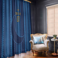 Saudi Football Al Zaeem Custom Window Curtain Crescent Moon - Wonder Print Shop