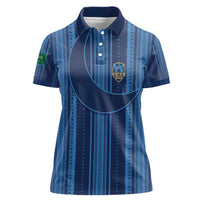 Saudi Football Al Zaeem Custom Women Polo Shirt Crescent Moon - Wonder Print Shop