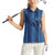 Saudi Football Al Zaeem Custom Women Sleeveless Polo Shirt Crescent Moon - Wonder Print Shop