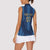 Saudi Football Al Zaeem Custom Women Sleeveless Polo Shirt Crescent Moon - Wonder Print Shop