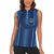 Saudi Football Al Zaeem Custom Women Sleeveless Polo Shirt Crescent Moon - Wonder Print Shop