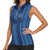 Saudi Football Al Zaeem Custom Women Sleeveless Polo Shirt Crescent Moon - Wonder Print Shop
