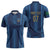 Saudi Football Al Zaeem Custom Zipper Polo Shirt Crescent Moon - Wonder Print Shop