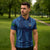 Saudi Football Al Zaeem Custom Zipper Polo Shirt Crescent Moon - Wonder Print Shop