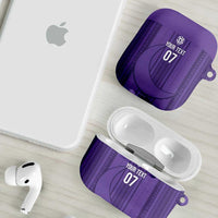 Saudi Football Al Zaeem Custom AirPods Case Crescent Moon - Purple - Wonder Print Shop