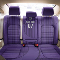 Saudi Football Al Zaeem Custom Back Car Seat Cover Crescent Moon - Purple - Wonder Print Shop