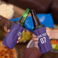 Saudi Football Al Zaeem Custom 4 in 1 Can Cooler Tumbler Crescent Moon - Purple - Wonder Print Shop