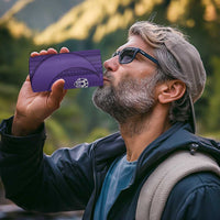 Saudi Football Al Zaeem Custom 4 in 1 Can Cooler Tumbler Crescent Moon - Purple - Wonder Print Shop