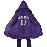 Saudi Football Al Zaeem Custom Cloak Crescent Moon - Purple - Wonder Print Shop