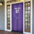 Saudi Football Al Zaeem Custom Door Cover Crescent Moon - Purple - Wonder Print Shop