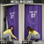 Saudi Football Al Zaeem Custom Door Cover Crescent Moon - Purple - Wonder Print Shop