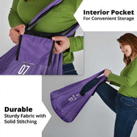 Saudi Football Al Zaeem Custom Grocery Bag Crescent Moon - Purple - Wonder Print Shop