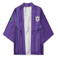 Saudi Football Al Zaeem Custom Kimono Crescent Moon - Purple - Wonder Print Shop