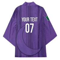 Saudi Football Al Zaeem Custom Kimono Crescent Moon - Purple - Wonder Print Shop
