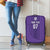 Saudi Football Al Zaeem Custom Luggage Cover Crescent Moon - Purple - Wonder Print Shop
