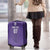 Saudi Football Al Zaeem Custom Luggage Cover Crescent Moon - Purple - Wonder Print Shop