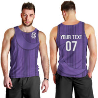 Saudi Football Al Zaeem Custom Men Tank Top Crescent Moon - Purple - Wonder Print Shop