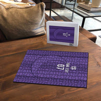 Saudi Football Al Zaeem Custom Puzzle Crescent Moon - Purple - Wonder Print Shop