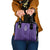 Saudi Football Al Zaeem Custom Shoulder Handbag Crescent Moon - Purple - Wonder Print Shop