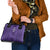Saudi Football Al Zaeem Custom Shoulder Handbag Crescent Moon - Purple - Wonder Print Shop