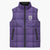 Saudi Football Al Zaeem Custom Sleeveless Puffer Jacket Crescent Moon - Purple - Wonder Print Shop