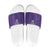 Saudi Football Al Zaeem Custom Slide Sandals Crescent Moon - Purple - Wonder Print Shop