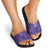 Saudi Football Al Zaeem Custom Slide Sandals Crescent Moon - Purple - Wonder Print Shop