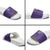 Saudi Football Al Zaeem Custom Slide Sandals Crescent Moon - Purple - Wonder Print Shop