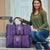 Saudi Football Al Zaeem Custom Travel Bag Crescent Moon - Purple - Wonder Print Shop