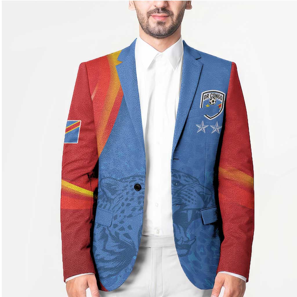 DR Congo Football 2026 Les Leopards Custom Blazer Glory Upon Glory - Wonder Print Shop