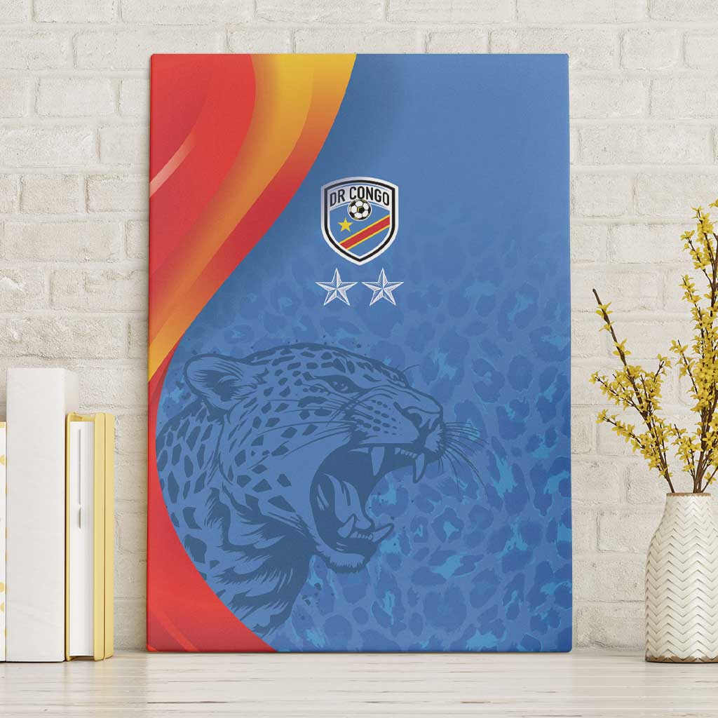 DR Congo Football 2026 Les Leopards Canvas Wall Art Glory Upon Glory - Wonder Print Shop