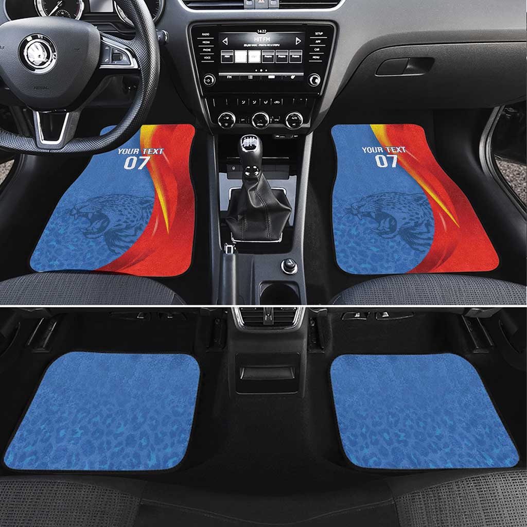 DR Congo Football 2026 Les Leopards Custom Car Mats Glory Upon Glory - Wonder Print Shop