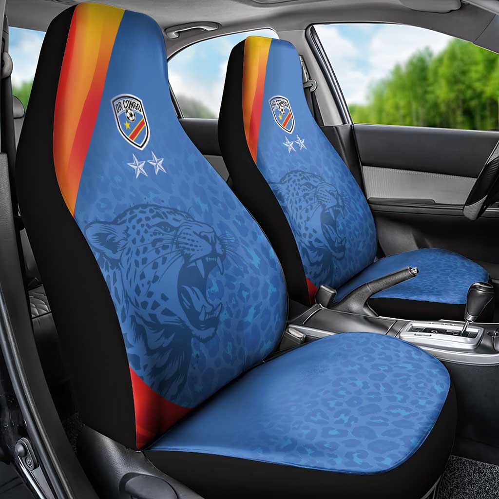 DR Congo Football 2026 Les Leopards Car Seat Cover Glory Upon Glory - Wonder Print Shop