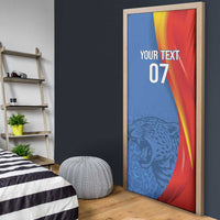 DR Congo Football 2026 Les Leopards Custom Door Cover Glory Upon Glory - Wonder Print Shop