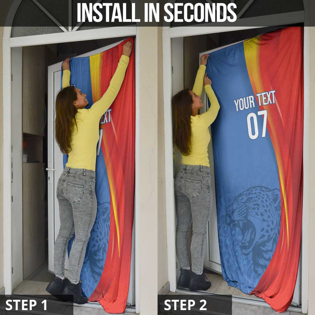 DR Congo Football 2026 Les Leopards Custom Door Cover Glory Upon Glory - Wonder Print Shop