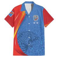 DR Congo Football 2026 Les Leopards Custom Family Matching Long Sleeve Bodycon Dress and Hawaiian Shirt Glory Upon Glory - Wonder Print Shop