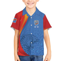 DR Congo Football 2026 Les Leopards Custom Family Matching Puletasi and Hawaiian Shirt Glory Upon Glory - Wonder Print Shop